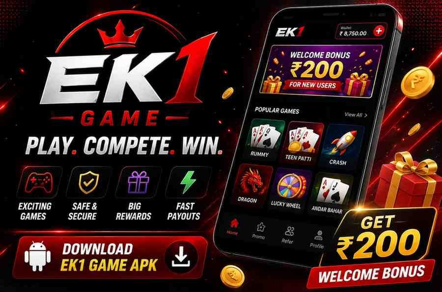 EK1 Game APK with ₹200 Welcome Bonus